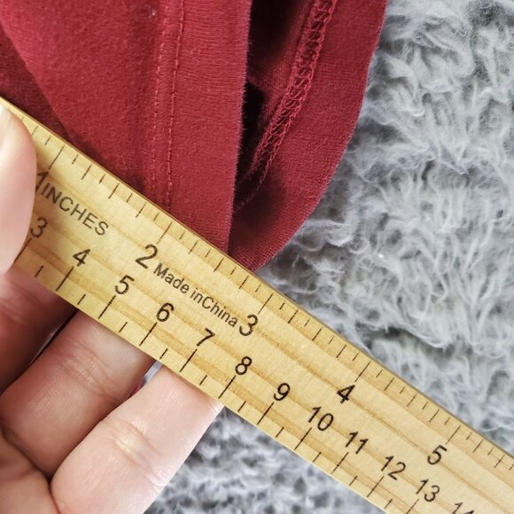 eShakti Dress Womens 6X Rust Red Embroidered Cotton Stretch Knee Length - Picture 7 of 10